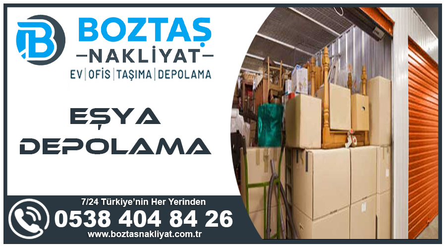 Eşya depolama Boztaş güvenli eşya depolama alanları