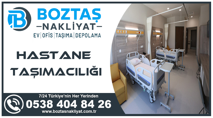 Hastane taşımacılığı Boztaş steril hastane ekipmanları nakliyatı